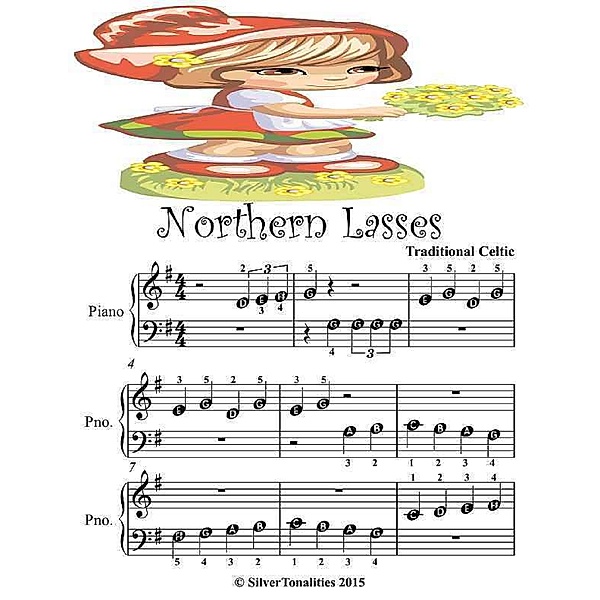 Northern Lasses - Beginner Tots Piano Sheet Music, Silver Tonalities