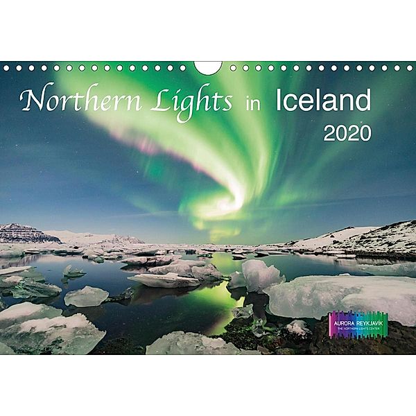 Northern Lights in Iceland 2021 (Wall Calendar 2021 DIN A4 Landscape), Aurora Reykjavík