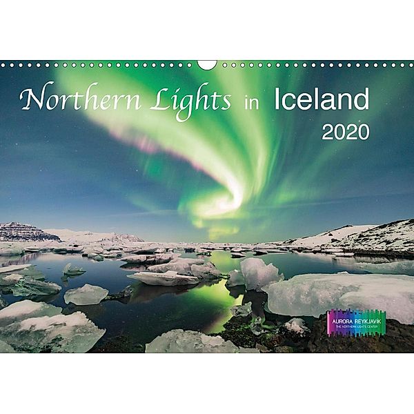 Northern Lights in Iceland 2021 (Wall Calendar 2021 DIN A3 Landscape), Aurora Reykjavík