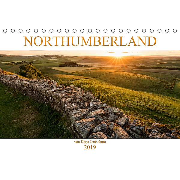 NORTHUMBERLAND 2019 (Tischkalender 2019 DIN A5 quer), Katja Jentschura