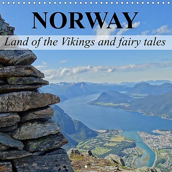 Norway Land of the Vikings and fairy tales (Wall Calendar 2023 300 × 300 mm Square), Elisabeth Stanzer