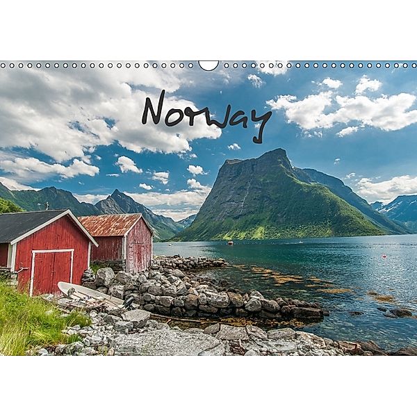 Norway / UK-Version (Wall Calendar 2018 DIN A3 Landscape), Roman Burri