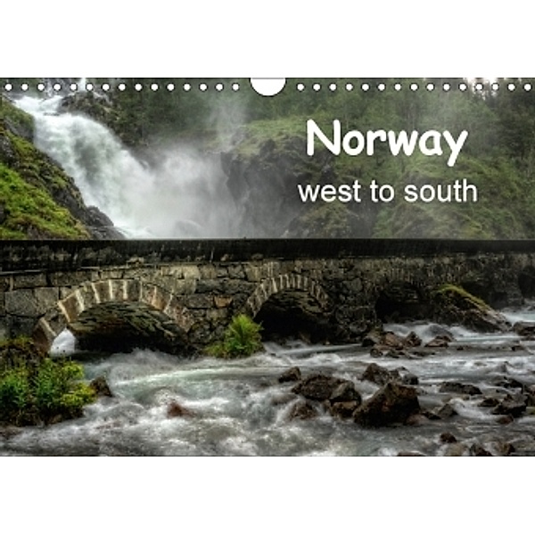 Norway West to South (Wall Calendar 2017 DIN A4 Landscape), Dirk Rosin