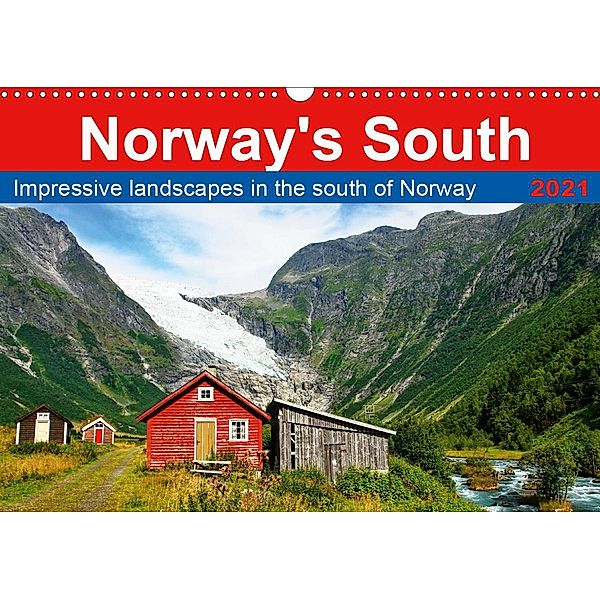 Norway´s South (Wall Calendar 2021 DIN A3 Landscape), Werner Prescher