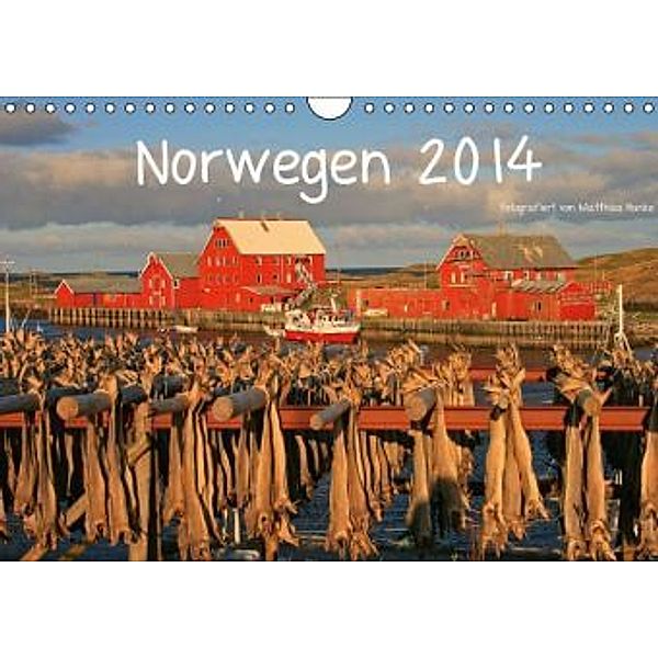 Norwegen 2014 (Wandkalender 2014 DIN A4 quer), Matthias Hanke
