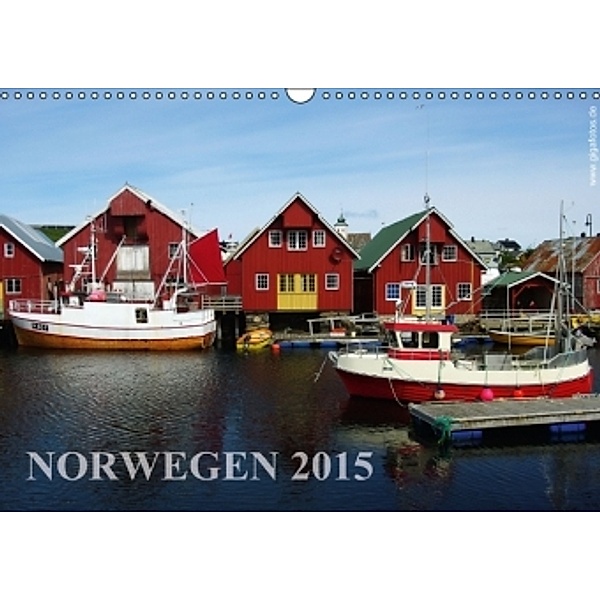 Norwegen 2015 (Wandkalender 2015 DIN A3 quer), Werner Prescher