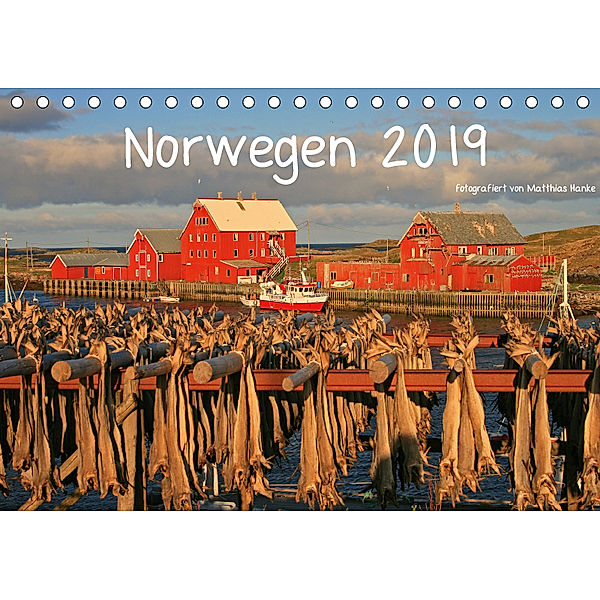 Norwegen 2019 (Tischkalender 2019 DIN A5 quer), Matthias Hanke