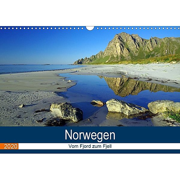 Norwegen 2020 - vom Fjord zum Fjell (Wandkalender 2020 DIN A3 quer), Reinhard Pantke
