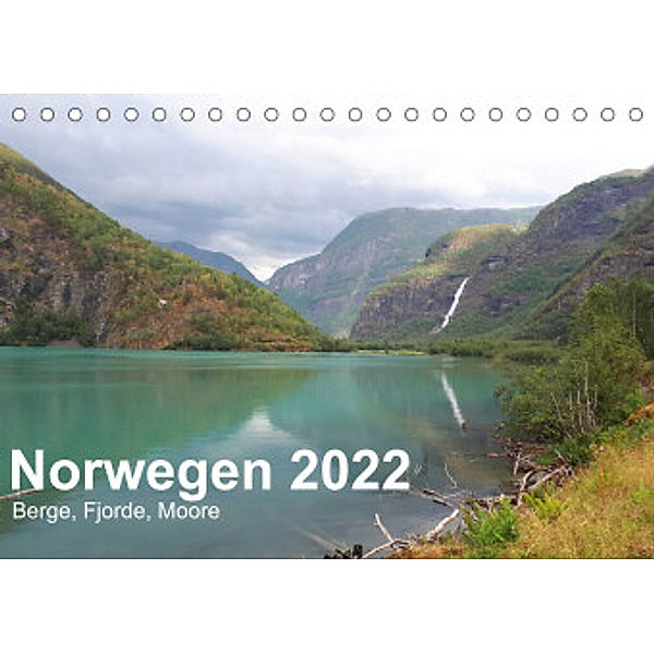 Norwegen 2022 - Berge, Fjorde, Moore (Tischkalender 2022 DIN A5 quer), Frank Zimmermann