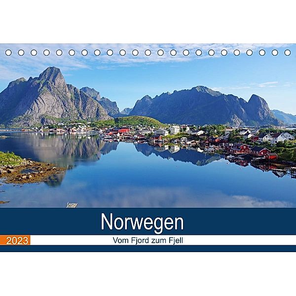 Norwegen 2023 - vom Fjord zum Fjell (Tischkalender 2023 DIN A5 quer), Reinhard Pantke