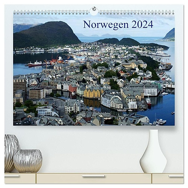 Norwegen 2024 (hochwertiger Premium Wandkalender 2024 DIN A2 quer), Kunstdruck in Hochglanz, Beate Bussenius