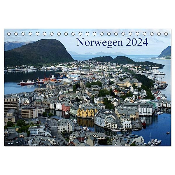 Norwegen 2024 (Tischkalender 2024 DIN A5 quer), CALVENDO Monatskalender, Beate Bussenius