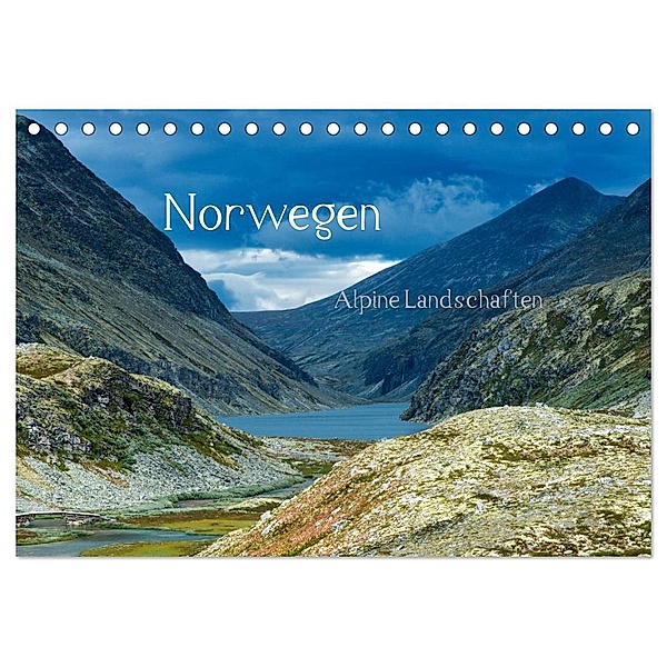 Norwegen - Alpine Landschaften (Tischkalender 2024 DIN A5 quer), CALVENDO Monatskalender, Christian von Styp