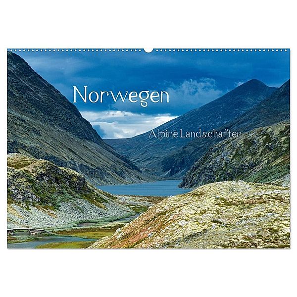 Norwegen - Alpine Landschaften (Wandkalender 2024 DIN A2 quer), CALVENDO Monatskalender, Christian von Styp