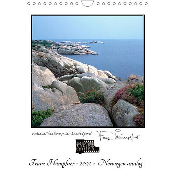 Norwegen analog (Wandkalender 2022 DIN A4 hoch), Franz Hümpfner