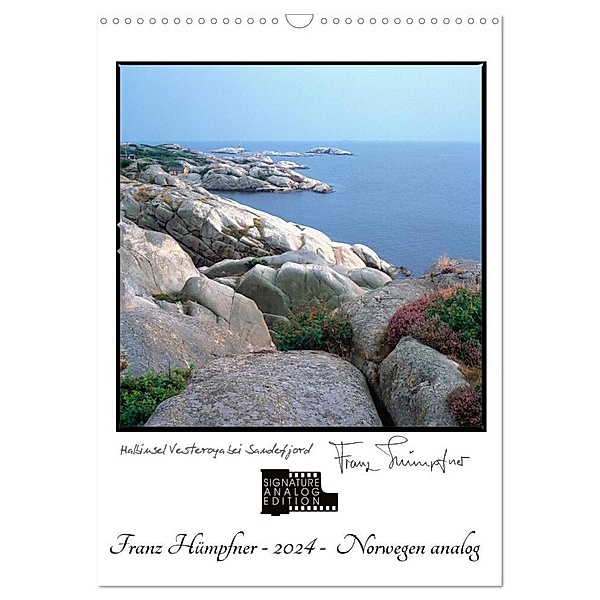 Norwegen analog (Wandkalender 2024 DIN A3 hoch), CALVENDO Monatskalender, Franz Hümpfner