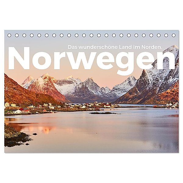 Norwegen - Das wunderschöne Land im Norden. (Tischkalender 2024 DIN A5 quer), CALVENDO Monatskalender, M. Scott
