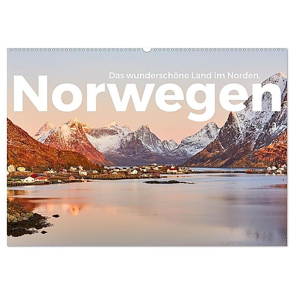Norwegen - Das wunderschöne Land im Norden. (Wandkalender 2024 DIN A2 quer), CALVENDO Monatskalender, M. Scott