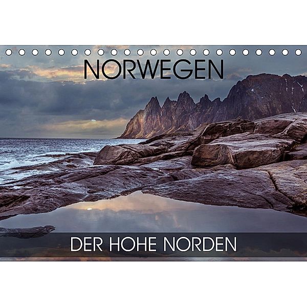 Norwegen - der hohe Norden (Tischkalender 2021 DIN A5 quer), Val Thoermer