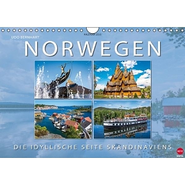 Norwegen Die idyllische Seite Skandinaviens (Wandkalender 2016 DIN A4 quer), Udo Bernhart