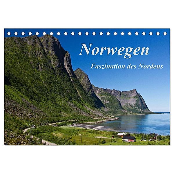 Norwegen - Faszination des Nordens (Tischkalender 2024 DIN A5 quer), CALVENDO Monatskalender, Anja Ergler
