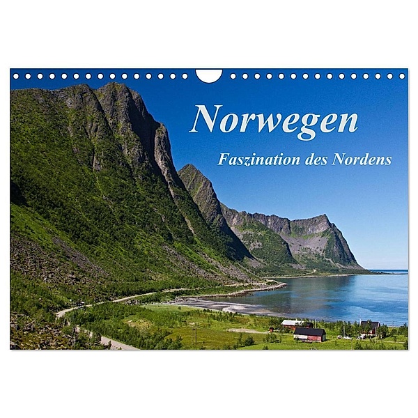 Norwegen - Faszination des Nordens (Wandkalender 2024 DIN A4 quer), CALVENDO Monatskalender, Anja Ergler