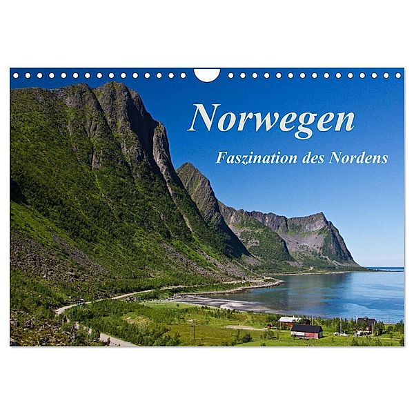 Norwegen - Faszination des Nordens (Wandkalender 2025 DIN A4 quer), CALVENDO Monatskalender, Calvendo, Anja Ergler