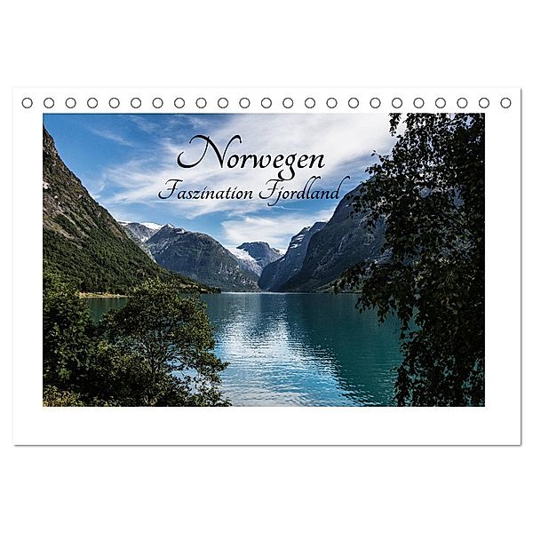 Norwegen - Faszination Fjordland (Tischkalender 2024 DIN A5 quer), CALVENDO Monatskalender, Margitta Hild