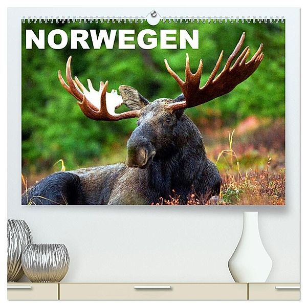 Norwegen (hochwertiger Premium Wandkalender 2024 DIN A2 quer), Kunstdruck in Hochglanz, Elisabeth Stanzer