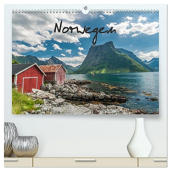 Norwegen (hochwertiger Premium Wandkalender 2024 DIN A2 quer), Kunstdruck in Hochglanz, Roman Burri