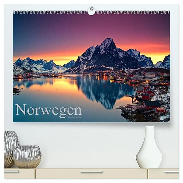 Norwegen (hochwertiger Premium Wandkalender 2024 DIN A2 quer), Kunstdruck in Hochglanz, Christian Bothner