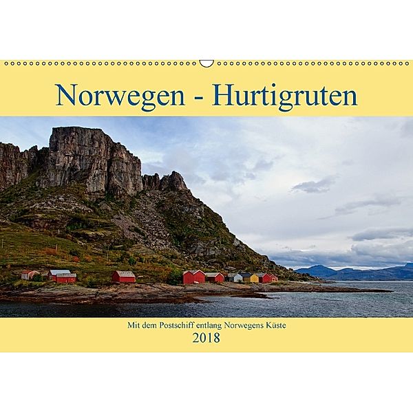 Norwegen - Hurtigruten (Wandkalender 2018 DIN A2 quer), Borg Enders