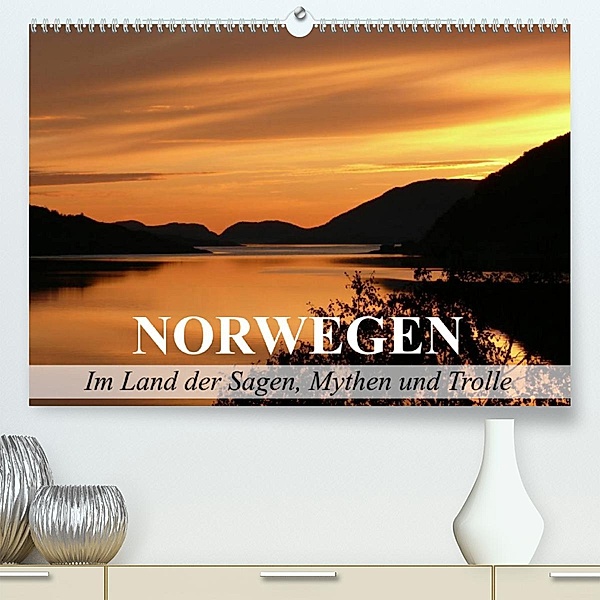 Norwegen - Im Land der Sagen, Mythen und Trolle (Premium, hochwertiger DIN A2 Wandkalender 2023, Kunstdruck in Hochglanz, Elisabeth Stanzer