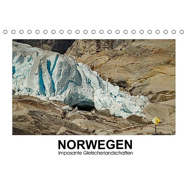 Norwegen - Imposante Gletscherlandschaften (Tischkalender 2021 DIN A5 quer), Christian Hallweger