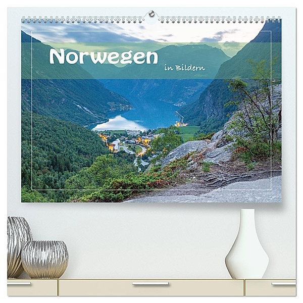 Norwegen in Bildern (hochwertiger Premium Wandkalender 2025 DIN A2 quer), Kunstdruck in Hochglanz, Calvendo, Heiko Zahn