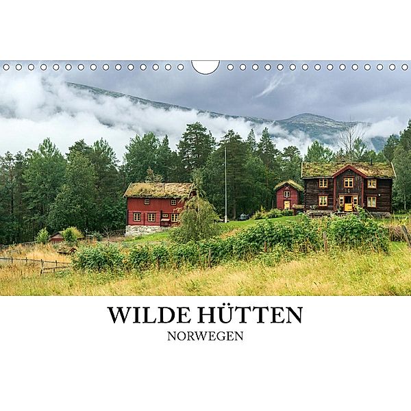 Norwegen Kalender - Wilde Hütten in den Bergen (Wandkalender 2021 DIN A4 quer), wildeyes photography