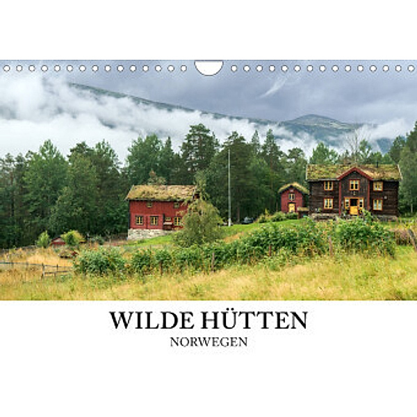 Norwegen Kalender - Wilde Hütten in den Bergen (Wandkalender 2022 DIN A4 quer), wildeyes photography