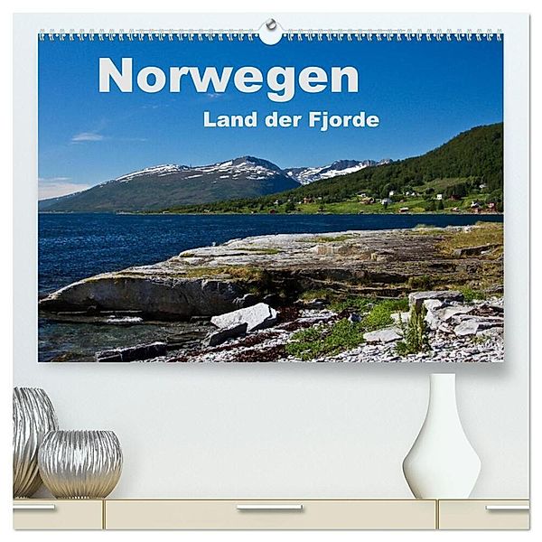 Norwegen - Land der Fjorde (hochwertiger Premium Wandkalender 2024 DIN A2 quer), Kunstdruck in Hochglanz, Anja Ergler