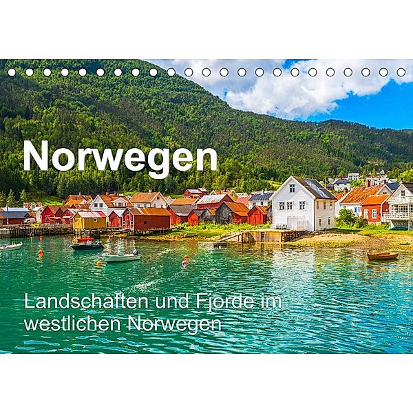 Norwegen - Landschaften und Fjorde im westlichen Norwegen (Tischkalender 2023 DIN A5 quer), Jürgen Feuerer