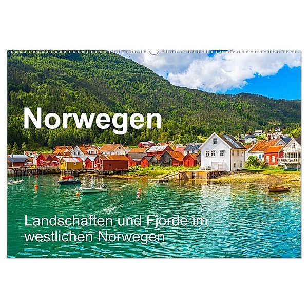 Norwegen - Landschaften und Fjorde im westlichen Norwegen (Wandkalender 2024 DIN A2 quer), CALVENDO Monatskalender, Jürgen Feuerer