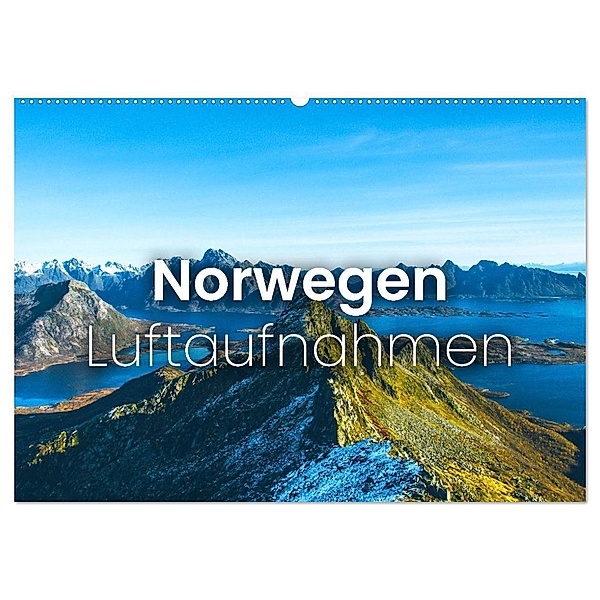 Norwegen Luftaufnahmen (Wandkalender 2024 DIN A2 quer), CALVENDO Monatskalender, SF