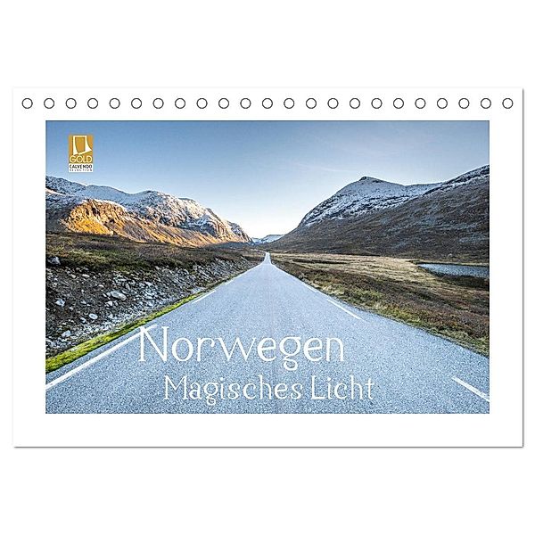 Norwegen Magisches Licht (Tischkalender 2024 DIN A5 quer), CALVENDO Monatskalender, Raik Behr