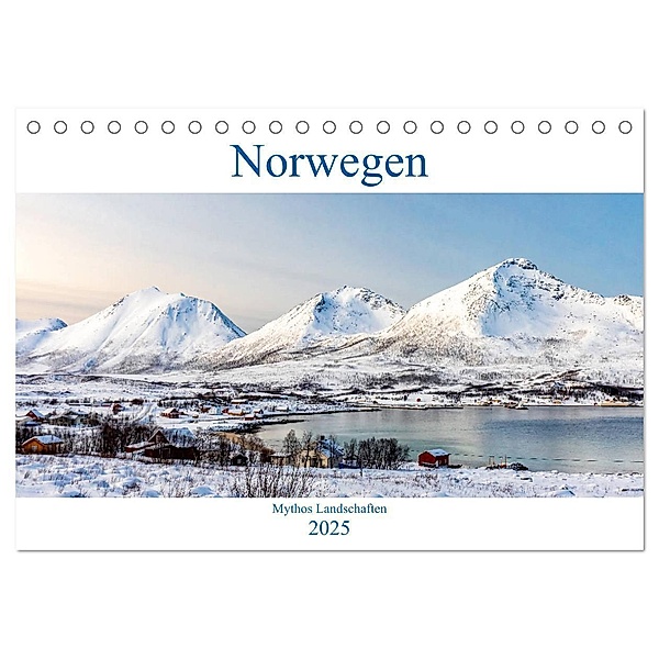 Norwegen - Mythos Landschaften (Tischkalender 2025 DIN A5 quer), CALVENDO Monatskalender, Calvendo, AkremaFotoArt