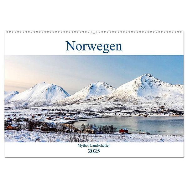 Norwegen - Mythos Landschaften (Wandkalender 2025 DIN A2 quer), CALVENDO Monatskalender, Calvendo, AkremaFotoArt