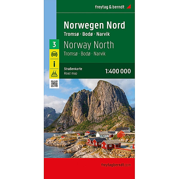 Norwegen Nord, Strassenkarte 1:400.000, freytag & berndt