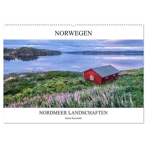 NORWEGEN - NORDMEER LANDSCHAFTEN (Wandkalender 2025 DIN A2 quer), CALVENDO Monatskalender, Calvendo, Rainer Kuczinski