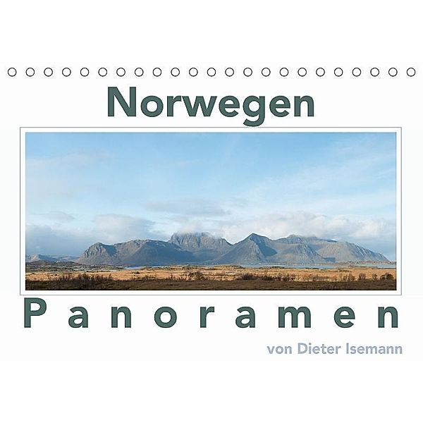 Norwegen - Panoramen (Tischkalender 2017 DIN A5 quer), Dieter Isemann