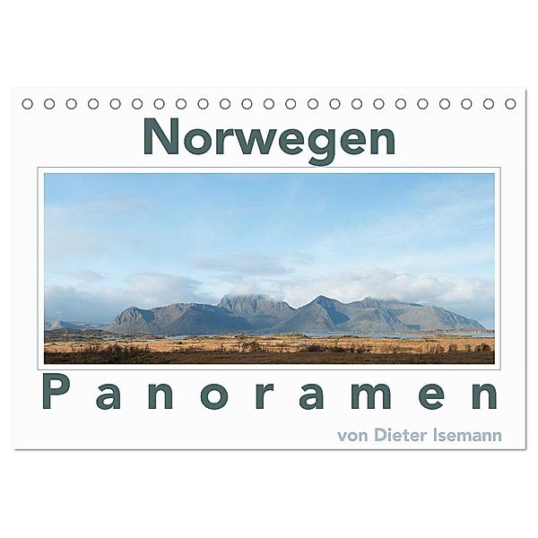 Norwegen - Panoramen (Tischkalender 2025 DIN A5 quer), CALVENDO Monatskalender, Calvendo, Dieter Isemann