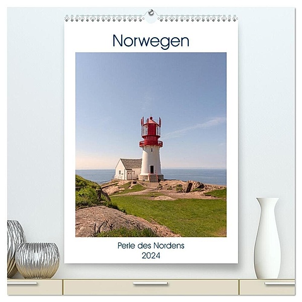 Norwegen - Perle des Nordens (hochwertiger Premium Wandkalender 2024 DIN A2 hoch), Kunstdruck in Hochglanz, Katrin Streiparth