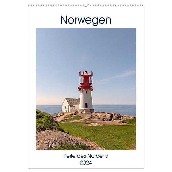 Norwegen - Perle des Nordens (Wandkalender 2024 DIN A2 hoch), CALVENDO Monatskalender, Katrin Streiparth